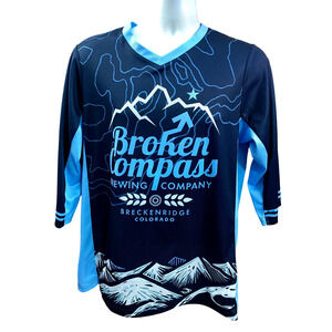 Broken Compass Brewing Company Primal Shirt L- Breckenridge Colorado Craft Beer